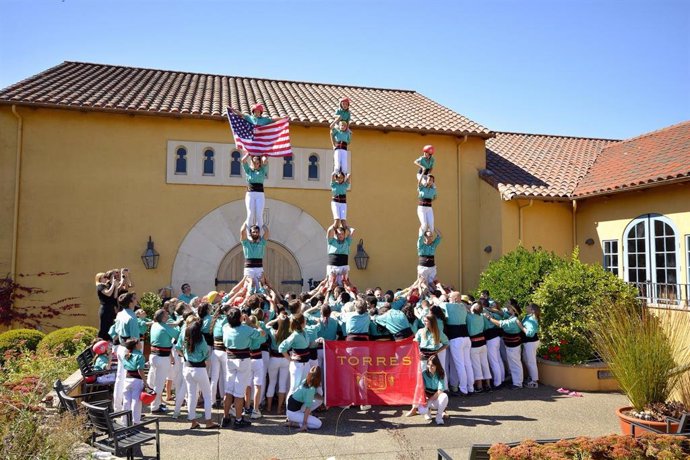 Los Castellers de Vilafranca en California (Estados Unidos)