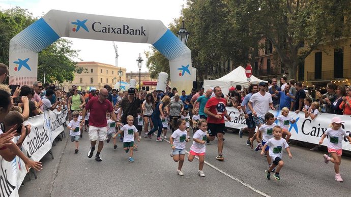 Celbración de la CaixaBank Palma Kids Running