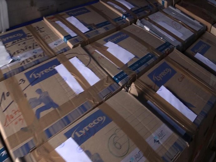 Las cajas con armas y material de ETA transportadas de Francia a España