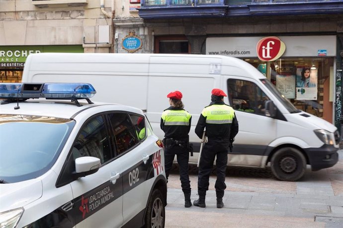Agentes de la Policía Municipal de Bilbao