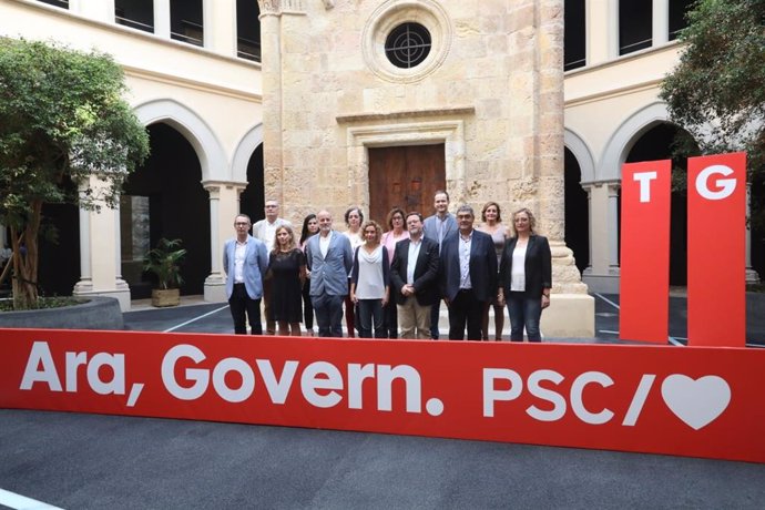 Meritxell Batet presenta la candidatura del PSC por Tarragona a las elecciones generales, encabezada por Joan Ruiz