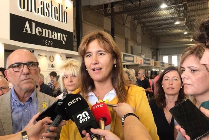 La portavoz de JxCat en el Congreso, Laura Borrs