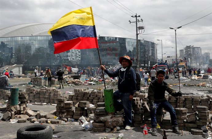 Protestas contra Lenín Moreno en Quito, Ecuador