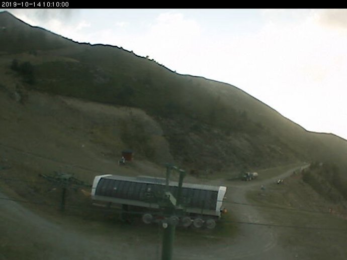 La estación de esquí de Valdezcaray registra rachas de viento de hasta 100 kilómetros por hora, las más fuertes del país, según la Aemet.