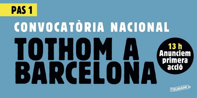 Cartel de Tsunami Democrtic