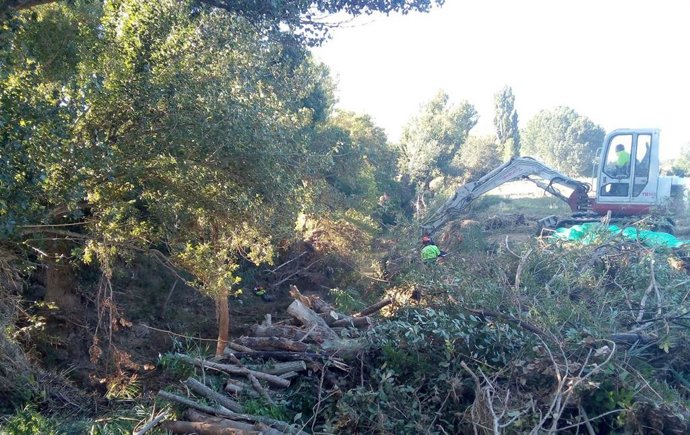 Imagen de la zona afectada.