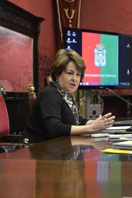 Telesfora Ruiz, en una imagen de archivo, durante su etapa como concejal en Granada