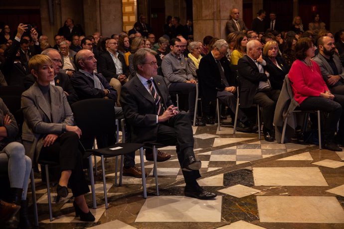 Artur Mas en la presentació del Consell per la República al Palau de la Generalitat  