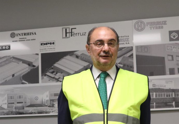 El presidente del Gobierno de Aragón, Javier Lambán.