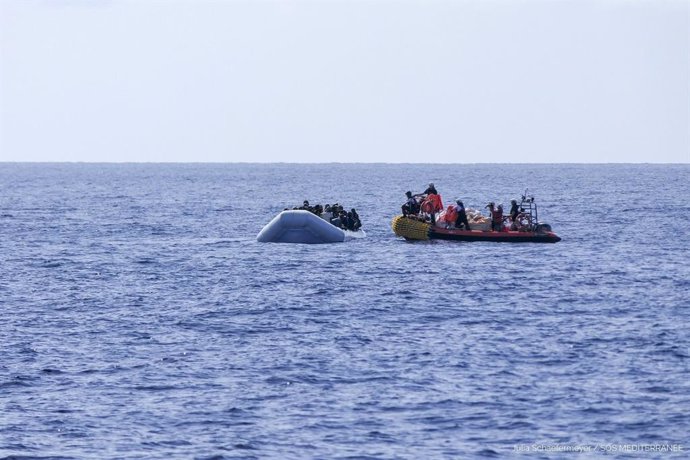 Rescate de migrantes por parte del 'Ocean Viking'