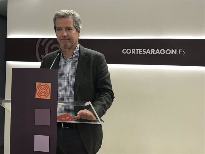 El portavoz de Ciudadanos en las Cortes de Aragón, Daniel Pérez