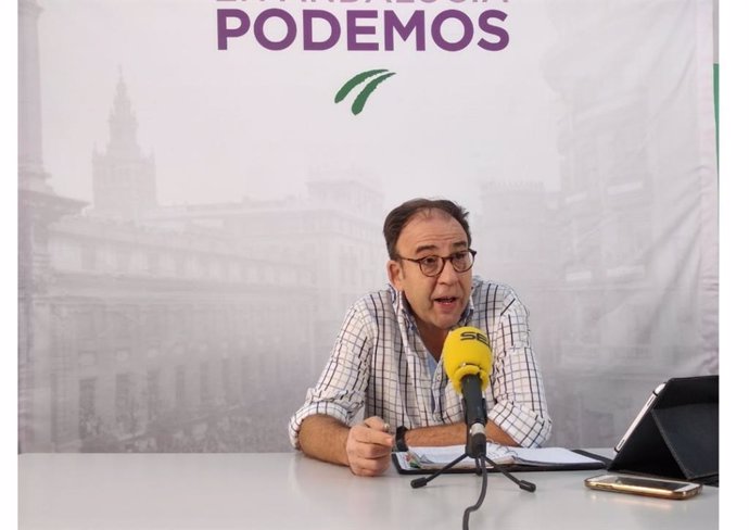 Lucas Martínez en rueda de prensa.