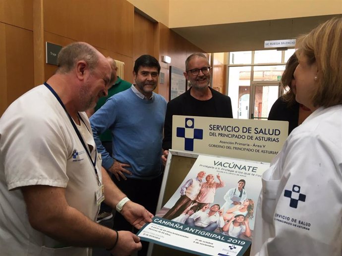 Inicio campaña de vacunación contra la gripe en Asturias.