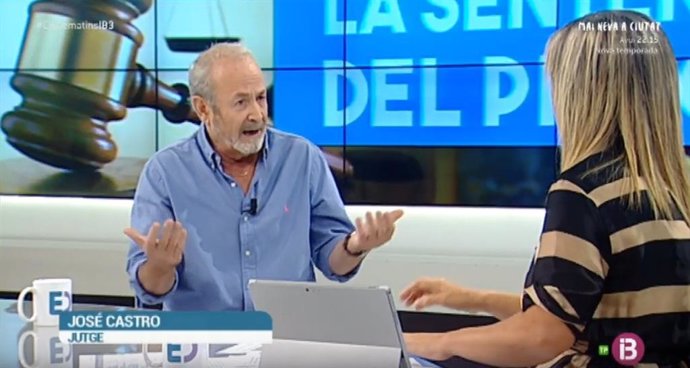 José Castro en 'Els Dematins' de IB3 TV.