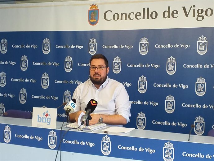 El concejal no adscrito (del BNG) en el Ayuntamiento de Vigo, Xabier Pérez Igrexas.