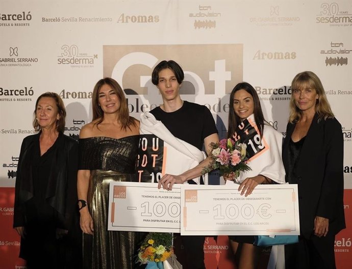 Los ganadores del concurso de moda 'Got Dobleerre Models', en el que ha participado como colaborador Los Arcos