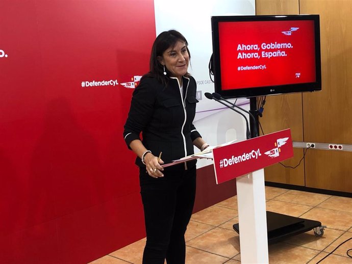 La secretaria de Organización del PSOE de Castilla y León, Ana Sánchez.
