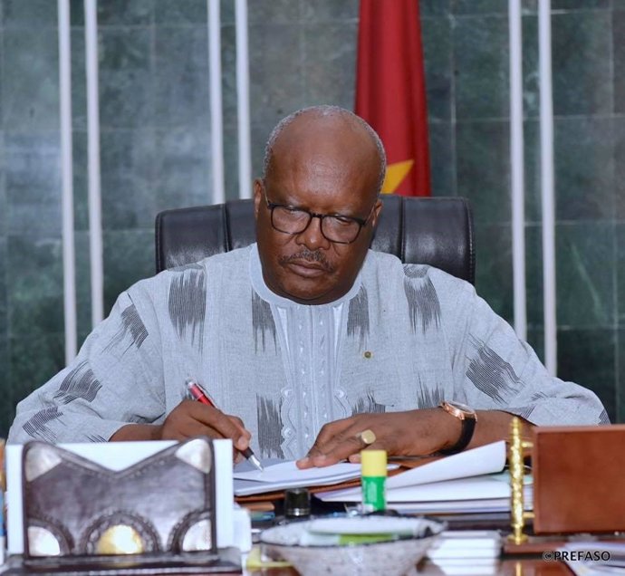 Roch Marc Christian Kaboré, presidente de Burkina Faso