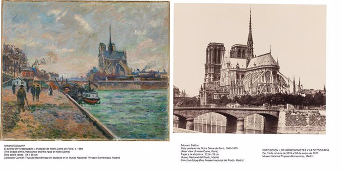 Versión de Notre Dame de Guillaumin y fotografía de Baldus