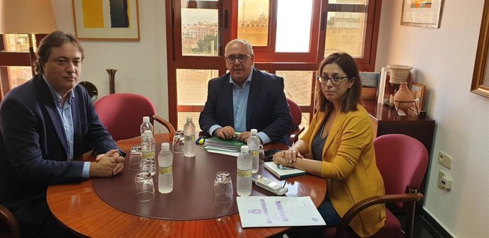 Reunión con el delegado de Cultura, Jesús Estrella