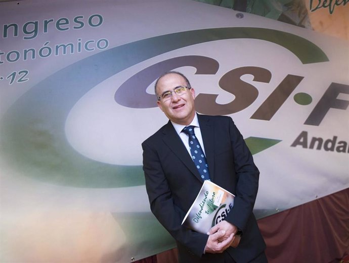 El presidente de CSIF-A, José Luis Heredia, en una imagen de archivo.