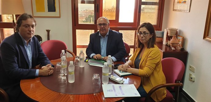 Reunión con el delegado de Cultura, Jesús Estrella