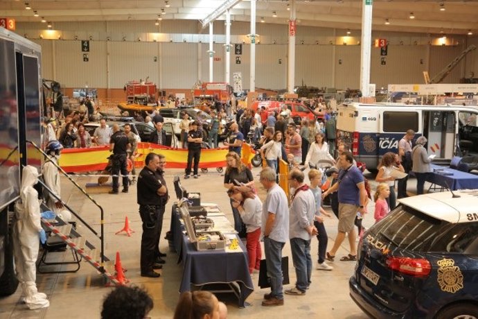 El pabellón de las Fuerzas Armadas en la 79 Feria General.