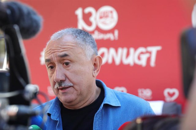 VÍDEO: Álvarez (UGT) pide a Guardia Civil que "respete el ordenamiento jurídico y no filtre el sumario" de CDR detenidos