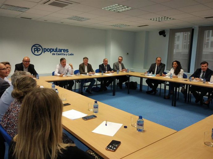 Reunión de coordinación de campaña del PP de Castilla y León.