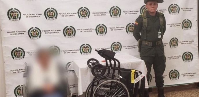 Colombia.- Detenida una mujer de 81 años que intentaba viajar a España con 3 kil