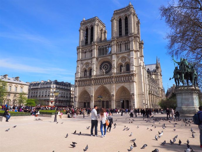 La catedral de Notre Dame en París.