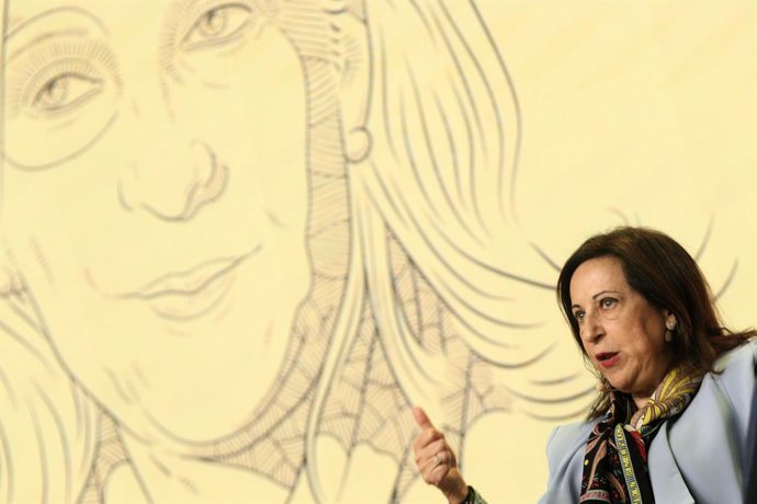 La ministra de Defensa en funcions, Margarita Robles, durant la seva intervenció en el 'Forbes Summit Women 2019', que busca promoure la igualtat i l'apoderament femení, a Madrid (Espanya), a 2 d'octubre de 2019.