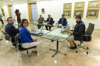 López Miras aborda con el PSOE, PP, VOX y Cs la situación del Mar Menor y oposición le recrimina su "inacción"