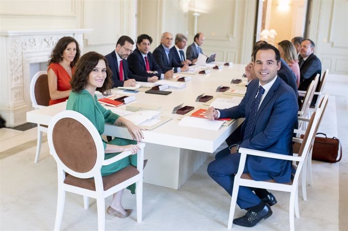 Imagen de recurso de una reunión del Consejo de Gobierno de la Comunidad de Madrid.