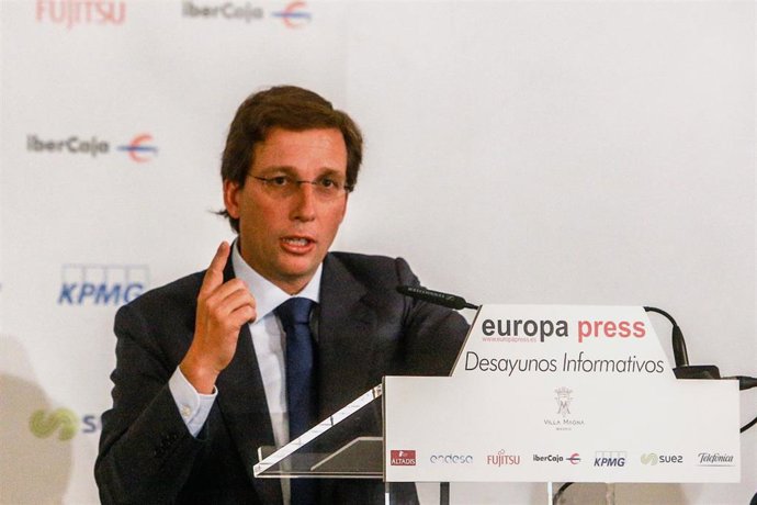 Imagen recurso l alcalde de Madrid, José Luis Martínez-Almeida