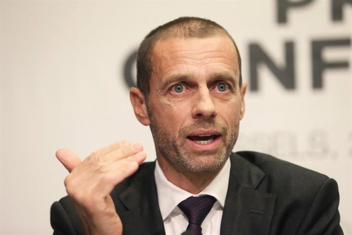 El presidente de la UEFA, Aleksander Ceferin.