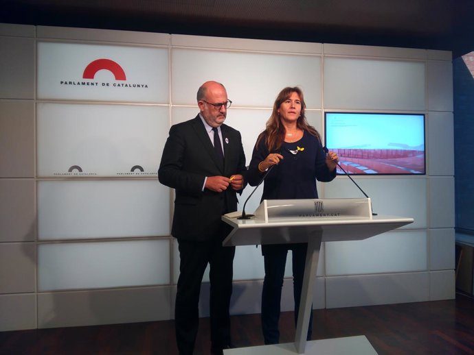Laura Borrs i Eduard Pujol (JxCat)
