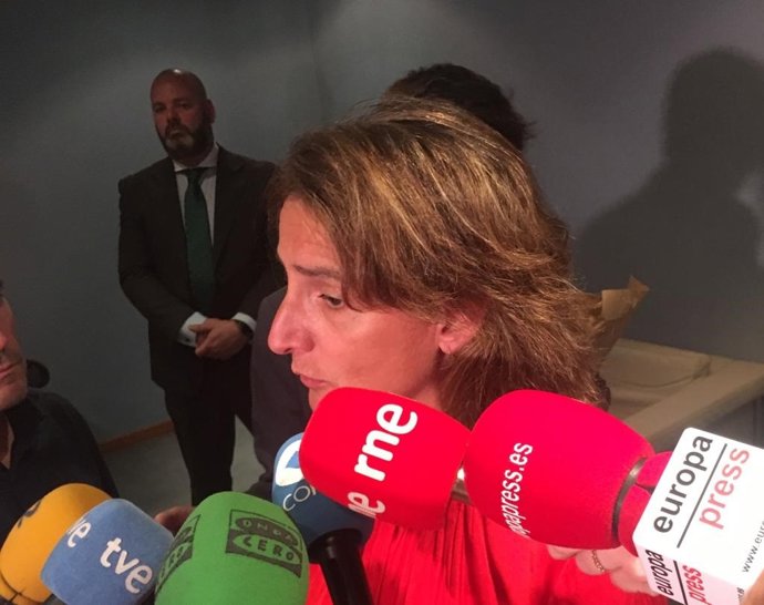 La ministra para la Transición Ecológica, Teresa Ribera