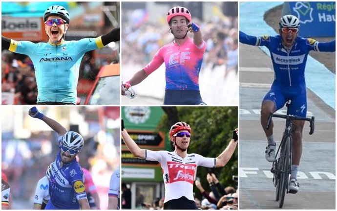 Ganadores de los cinco Monumentos del ciclismo en 2019