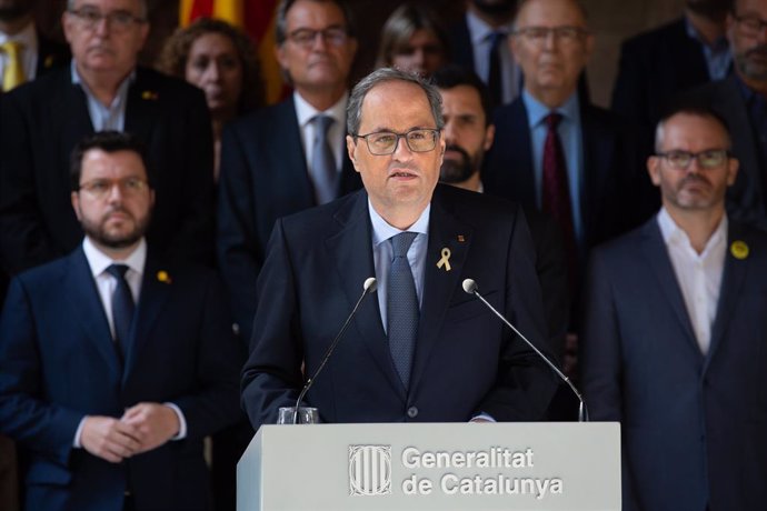 El president de la Generalitat de Catalunya, Quim Torra