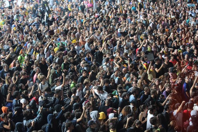 Protestas contra la sentencia en el Aeropuerto de Barcelona - El Prat