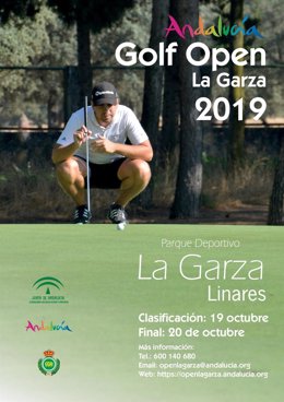 Cartel del III Andalucía Golf Open La Garza.