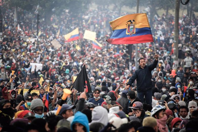 Protestas contra el Gobierno de Lenín Moreno en Quito