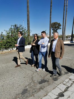 La diputada de Cs, María del Carmen Martínez, en Los Barrios