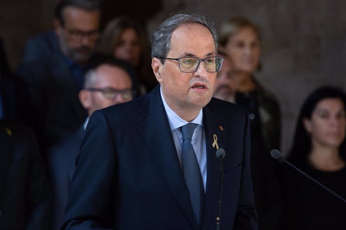 El president de la Generalitat de Catalunya, Quim Torra (ARCHIVO)