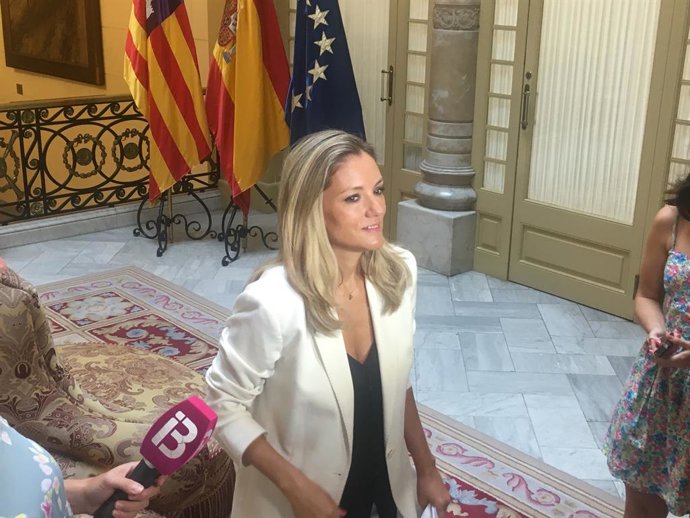 La portaveu adjunta de Cs, Patricia Guasp, en el Parlament.