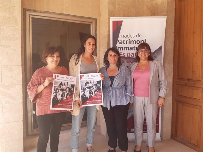 (I-D) Rosa Mascaró, Aina Noguera, Kika Coll Y Bel Busquets En La Presentación De 'Pa I Pecat'.