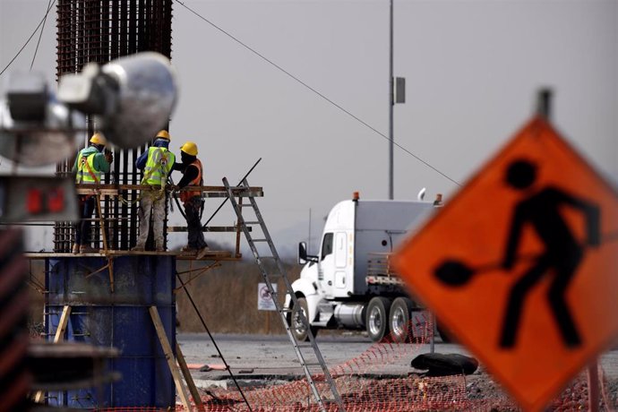 Obras del nuevo aeropuerto de Ciudad de México.