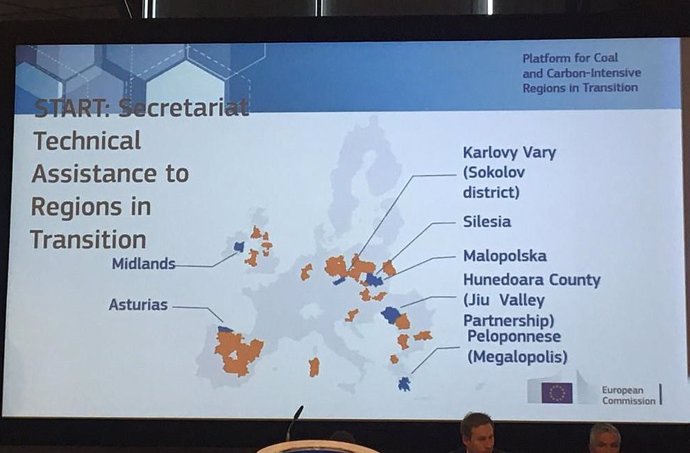 Imagen de las regiones a las que asesorará Bruselas.