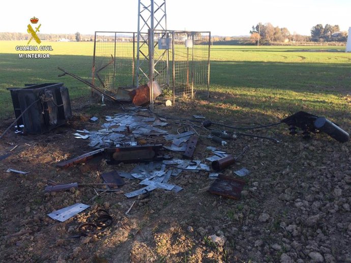 Robo en una instalación eléctrica